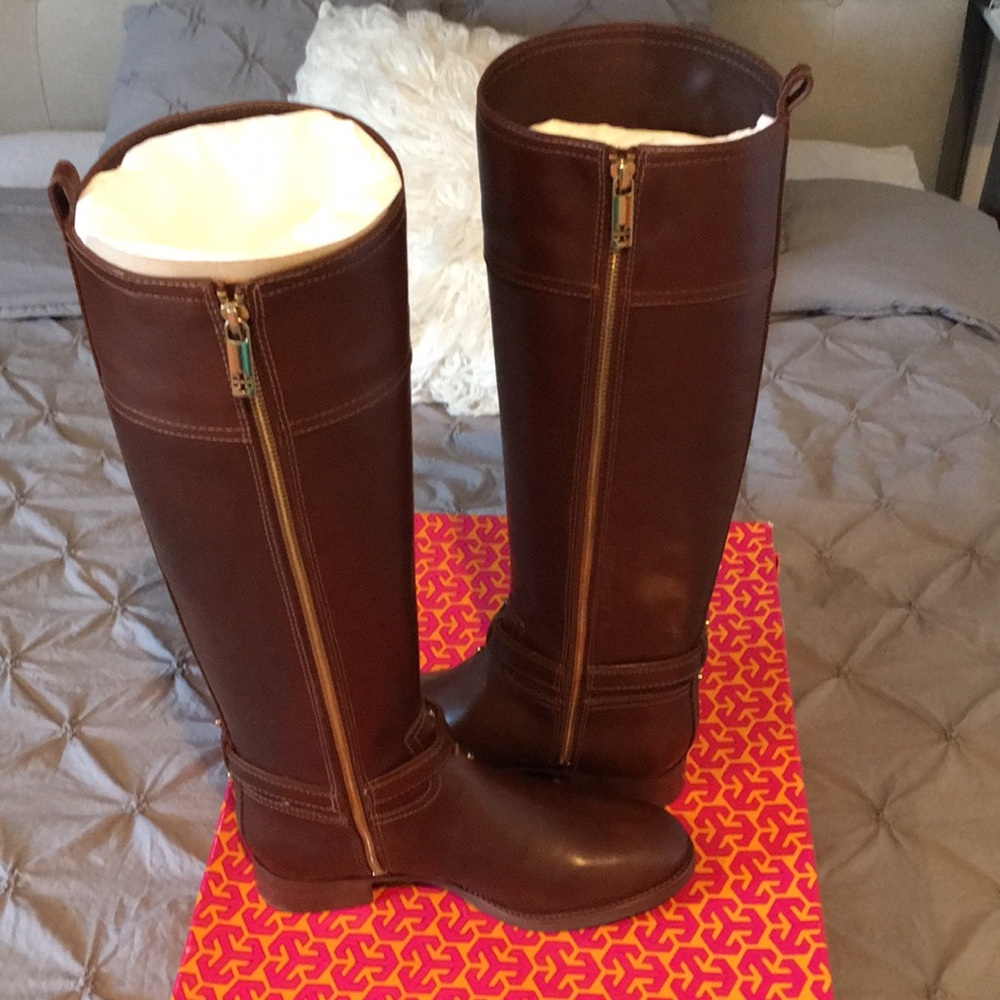 New Tory Burch Blaire Riding Boots - Picture 4 of 6